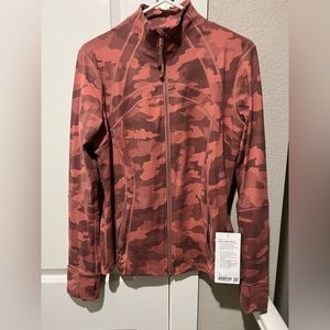 Lululemon Define Jacket Heritage 365 Camo Brier Rose Multi Size 14
